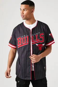 Forever 21 Forever 21 Chicago Bulls Embroidered Jersey Black/Multi. 2