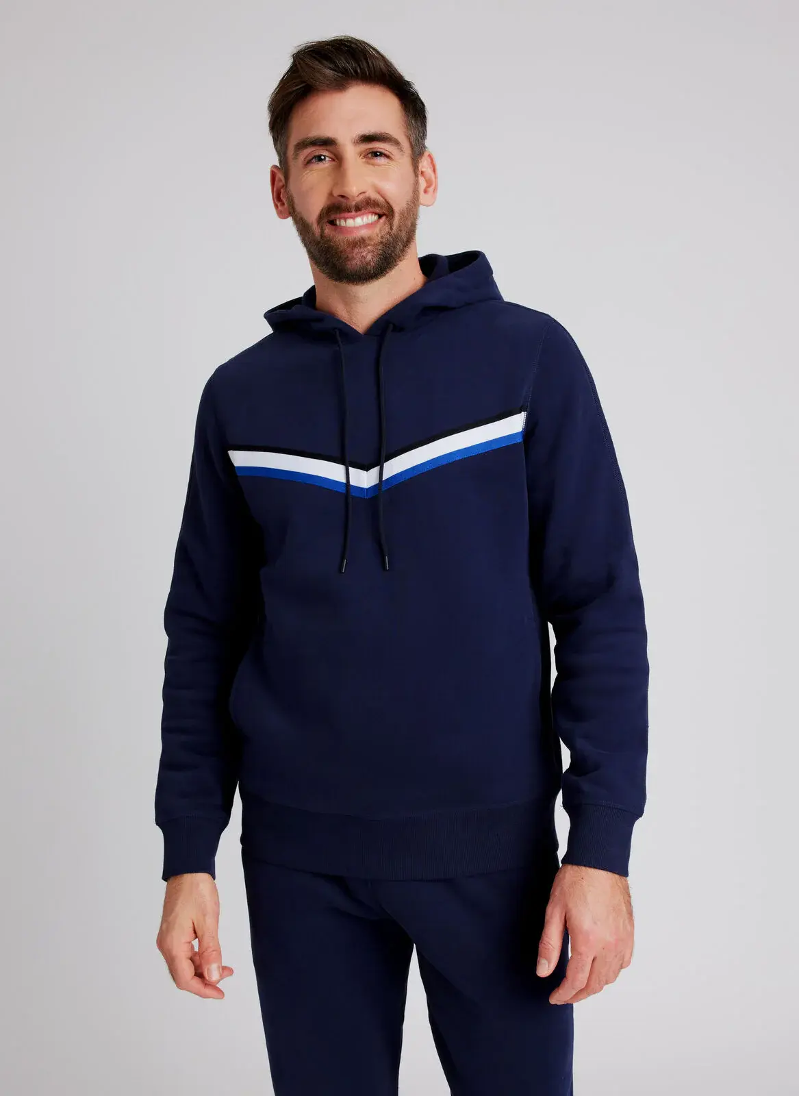 Kit And Ace Radiance Tri-Stripe Hoodie. 1