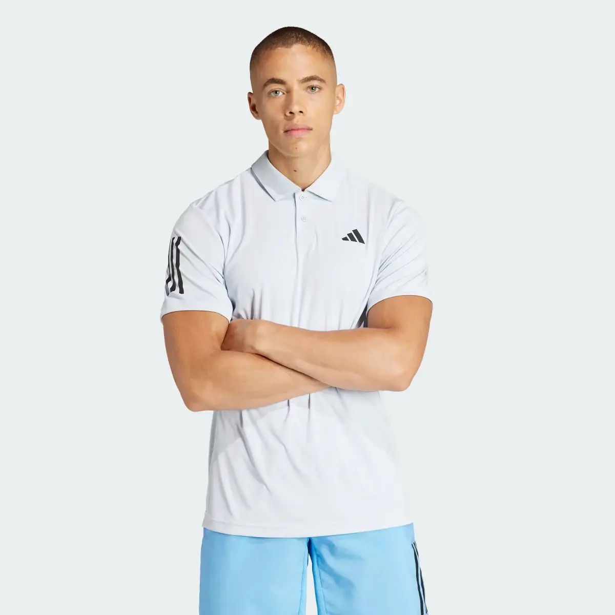 Adidas Club 3-Stripes Tennis Polo Shirt. 2