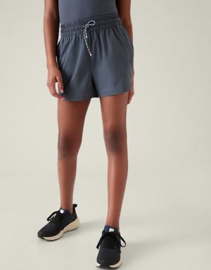 Athleta Girl Play More 3&#34 Short blue