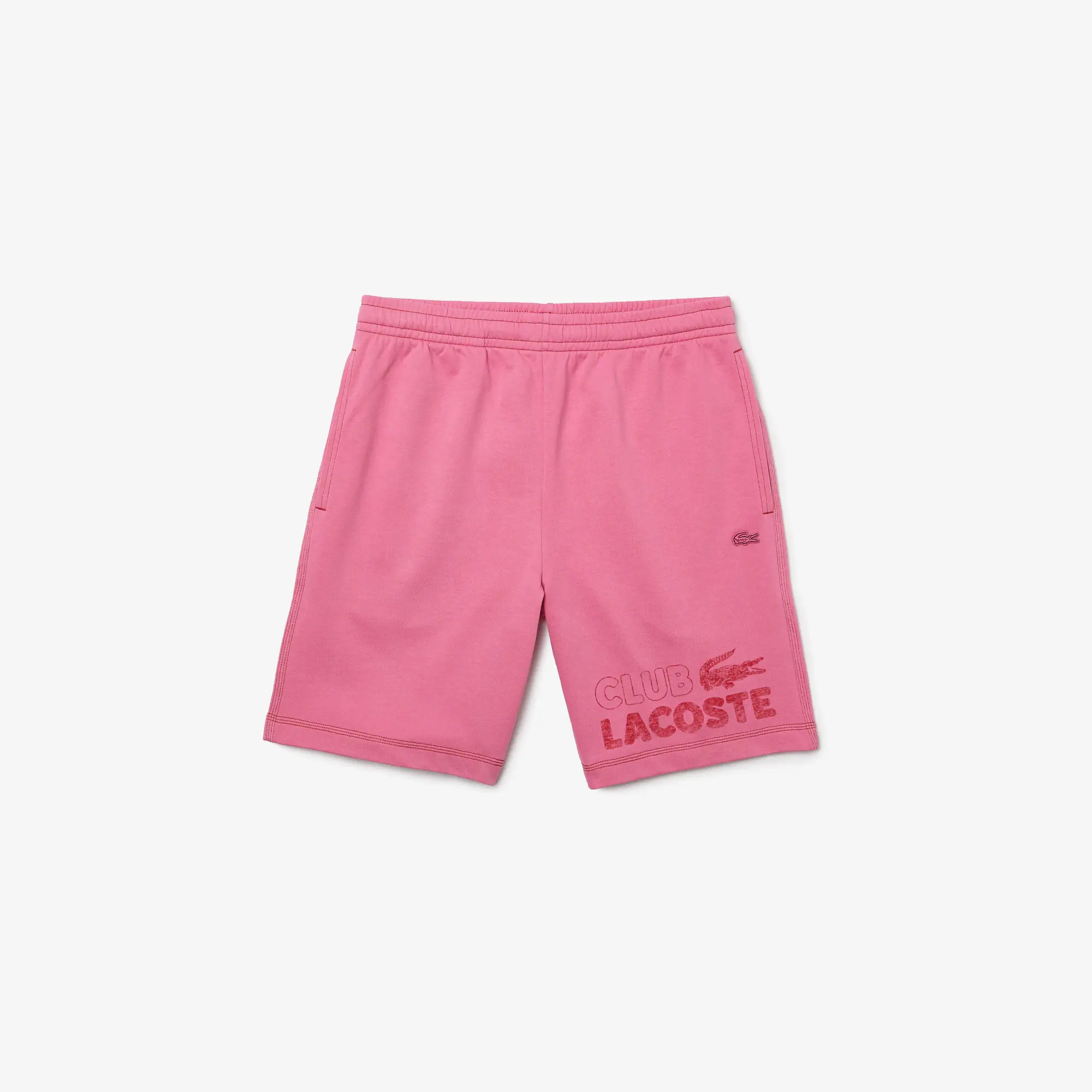 Lacoste Men’s Regular Fit Contrast Branding Fleece Shorts. 2