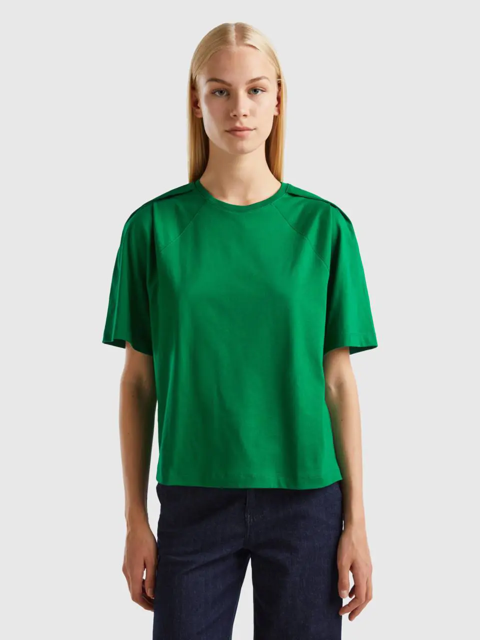 Benetton boxy fit t-shirt. 1