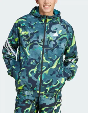 Future Icons Allover Print Full-Zip Hoodie