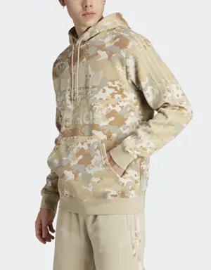Adidas Sweat-shirt à capuche graphisme camouflage