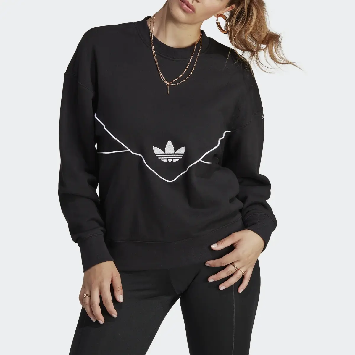 Adidas Boyfriend Crew Sweatshirt. 1