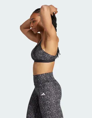 Adidas Aeroreact Training Light-Support Bra Floral Print. 3 Adidas Aeroreact Training Light-Support Bra Floral Print. 3