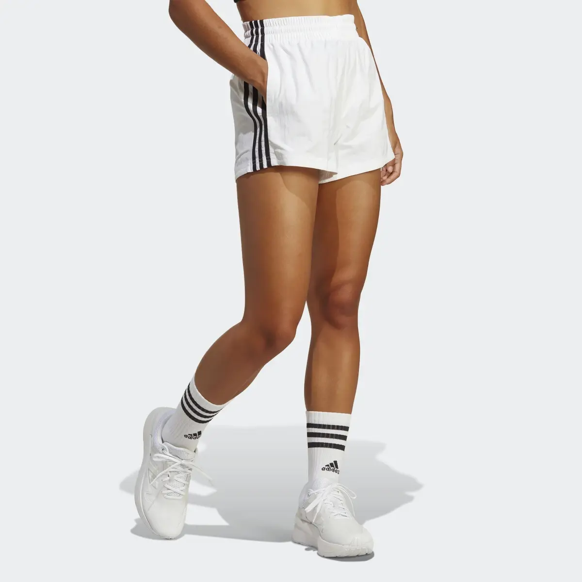 Adidas Essentials 3-Stripes Woven Shorts. 3