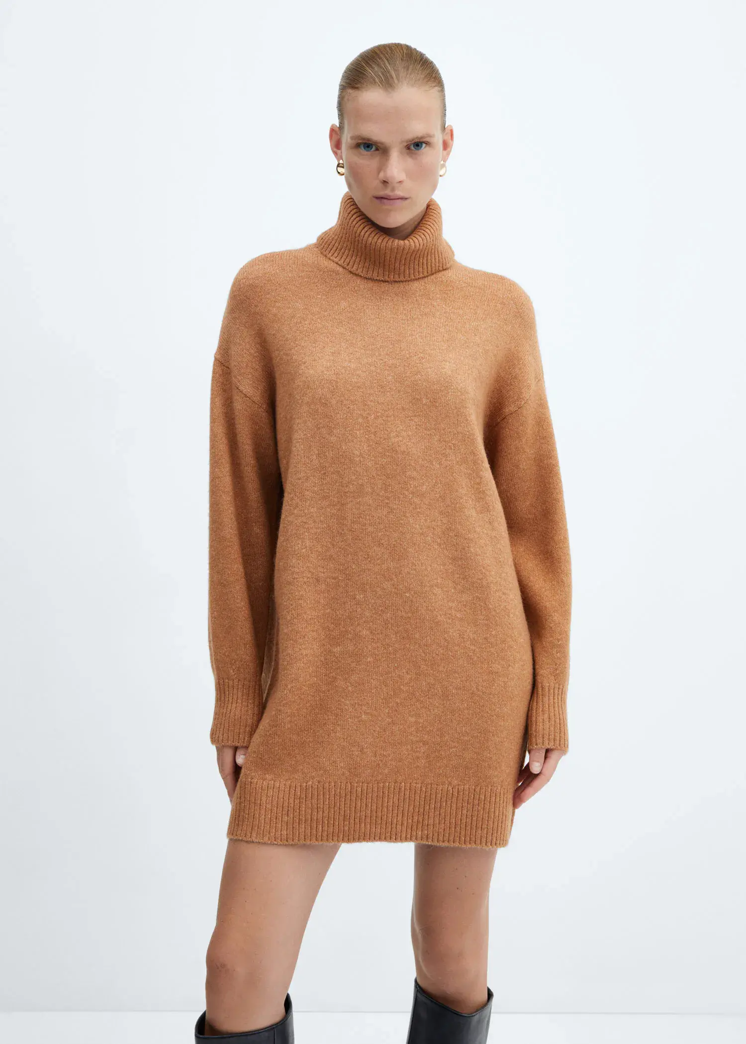 Mango Turtle neck knit dress. 2