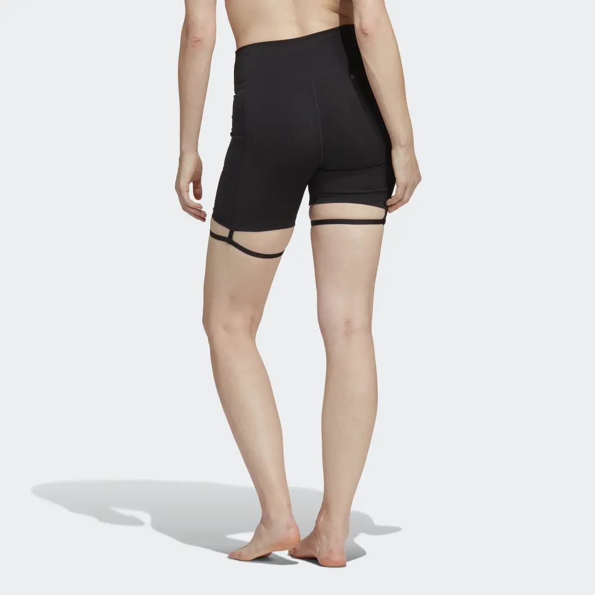 Adidas Train Essentials Dance High-Waisted Short Leggings. 2