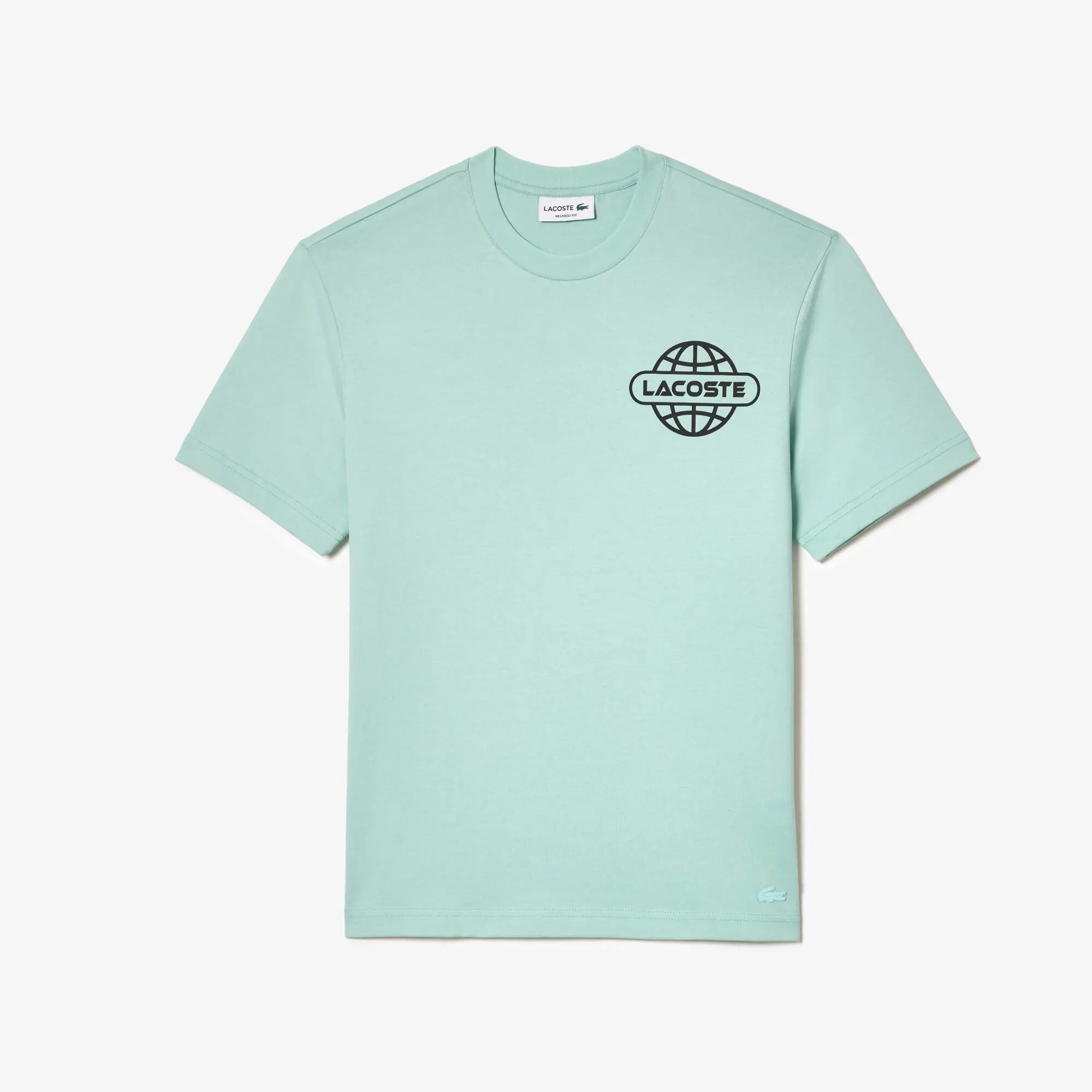 Lacoste Printed Heavy Cotton Jersey T-shirt. 1