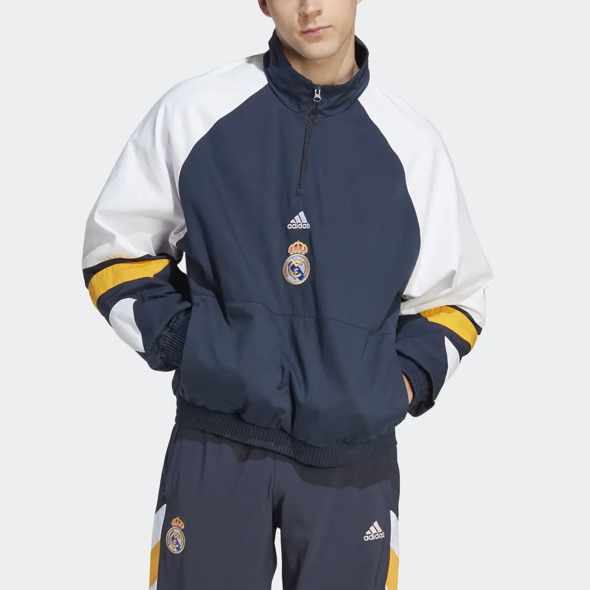 Adidas Real Madrid Icon Fermuarlı Üst. 1