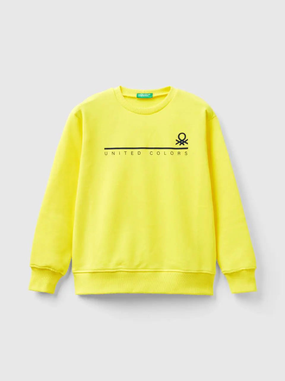 Benetton sweatshirt with logo print. 1