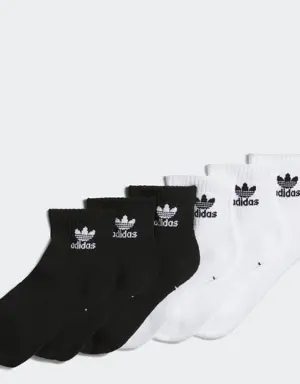 Adidas Trefoil Quarter Socks 6 Pairs