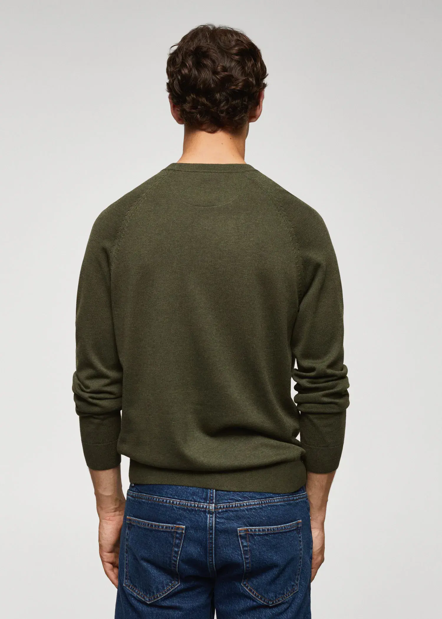 Mango Fine-knit cotton sweater. 3