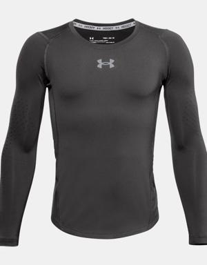 Boys' UA Fitted Grippy Long Sleeve