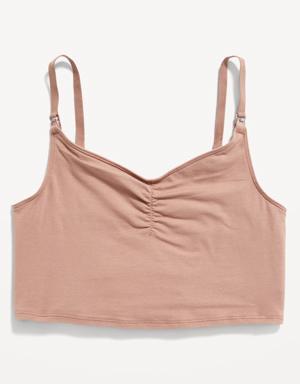 Old Navy Maternity Nursing Brami Top brown