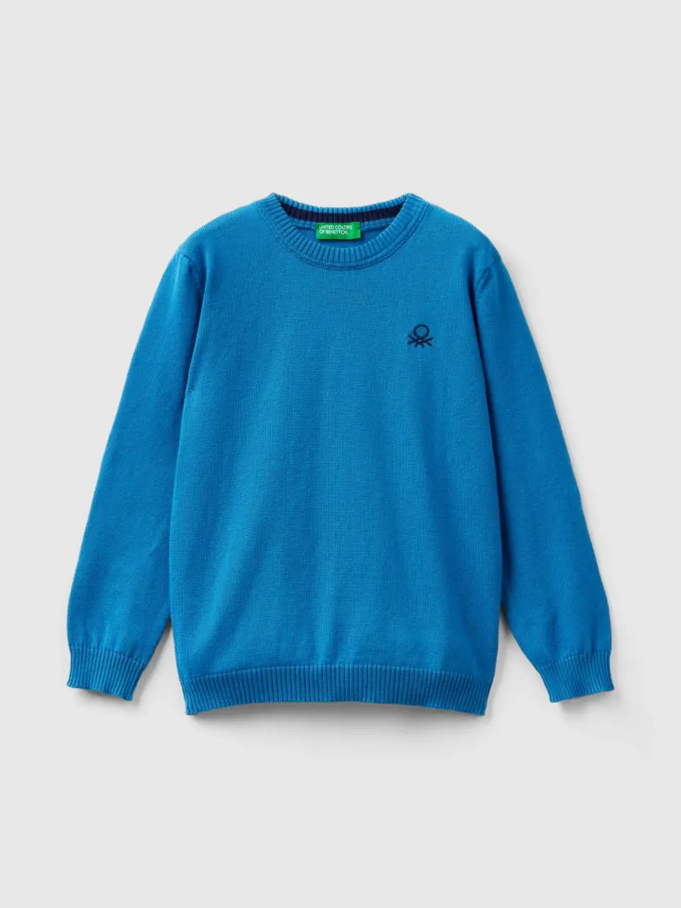 Benetton regular fit sweater in 100% cotton. 1