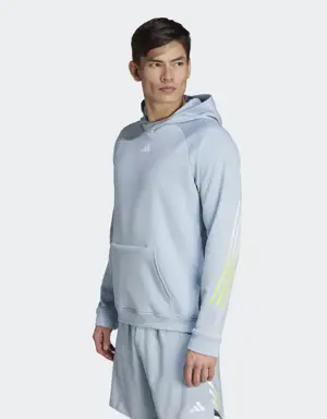 Adidas Train Icons 3-Stripes Training Hoodie. 2 Adidas Train Icons 3-Stripes Training Hoodie. 2