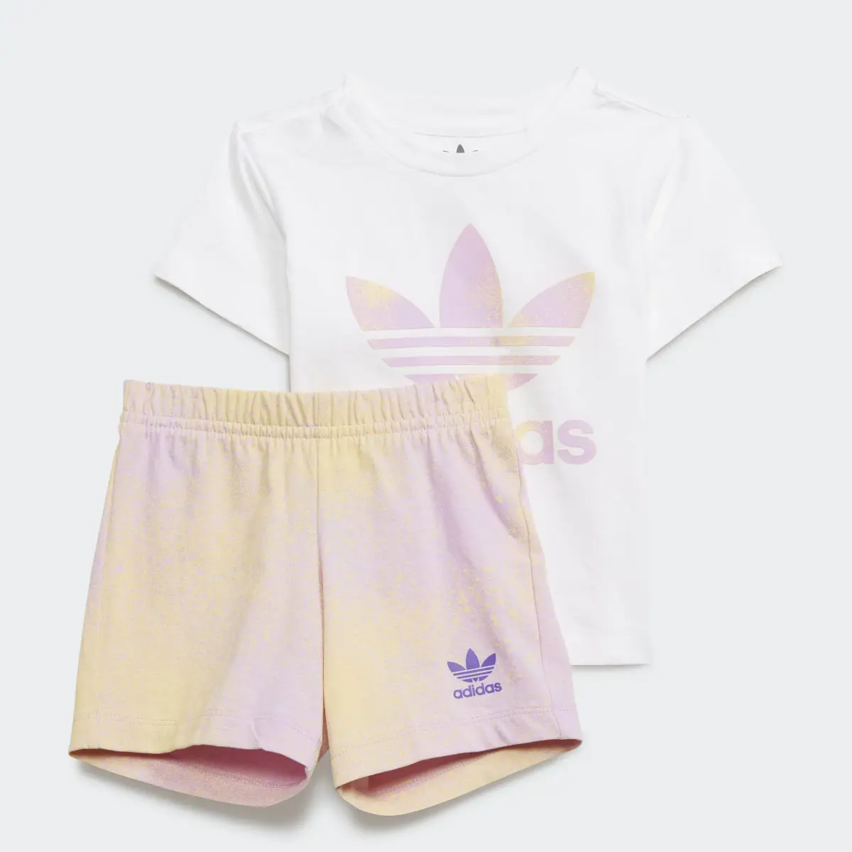 Adidas Ensemble short et t-shirt graphique Logo. 1