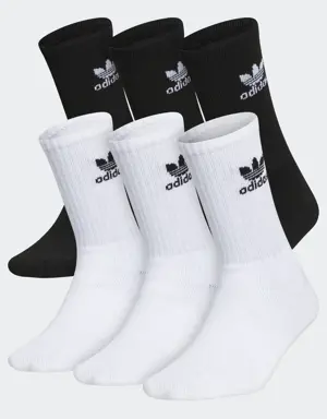 Adidas Trefoil Crew Socks 6 Pairs