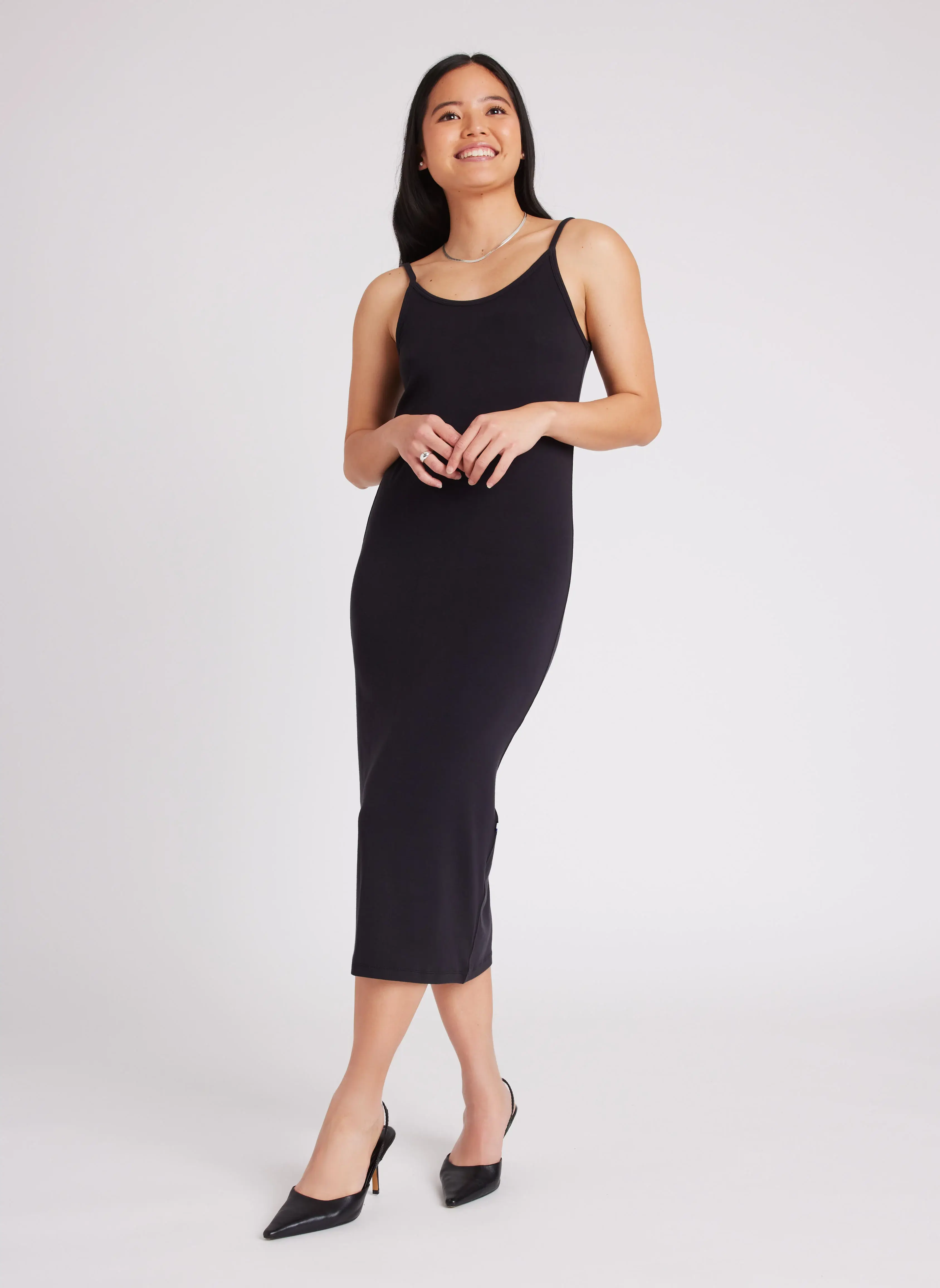 Kit And Ace Banyan Ribbed Dress. 1