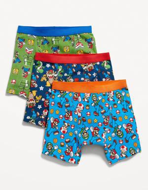Licensed Pop-Culture Boxer-Briefs Underwear 3-Pack for Boys multi