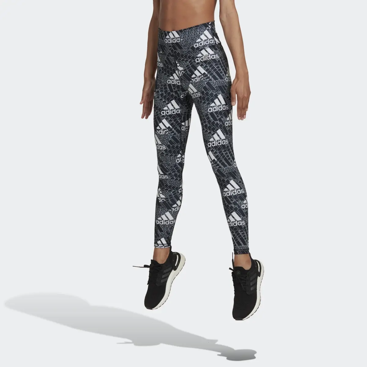 Adidas Training Essentials Branded 7/8 Leggings. 1