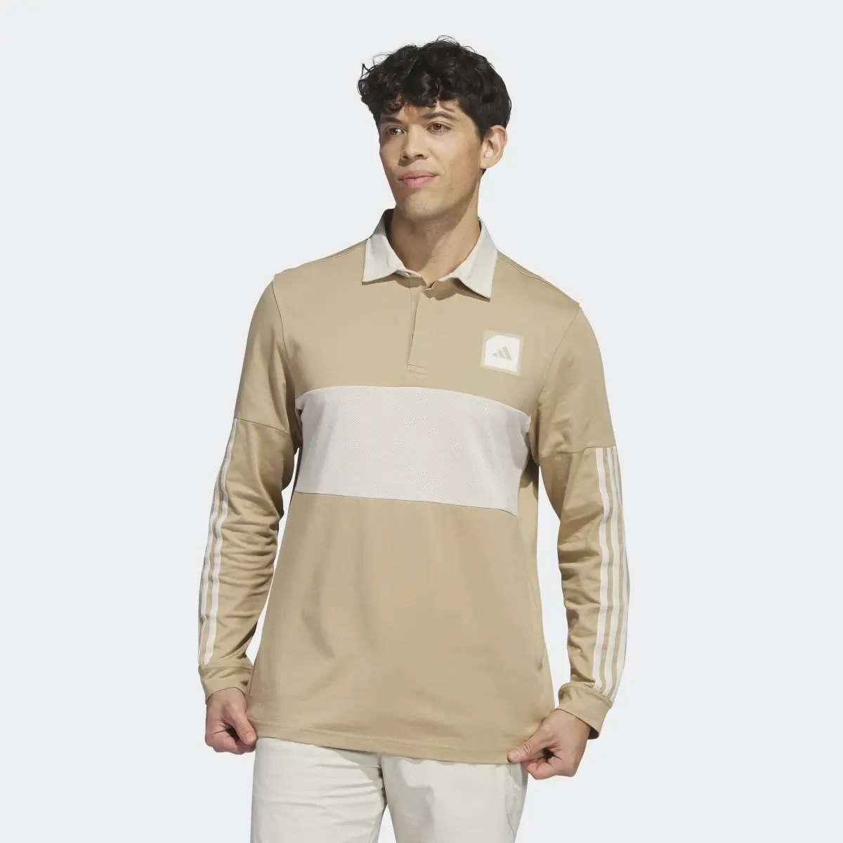 Adidas Adicross Long Sleeve Golf Poloshirt. 2