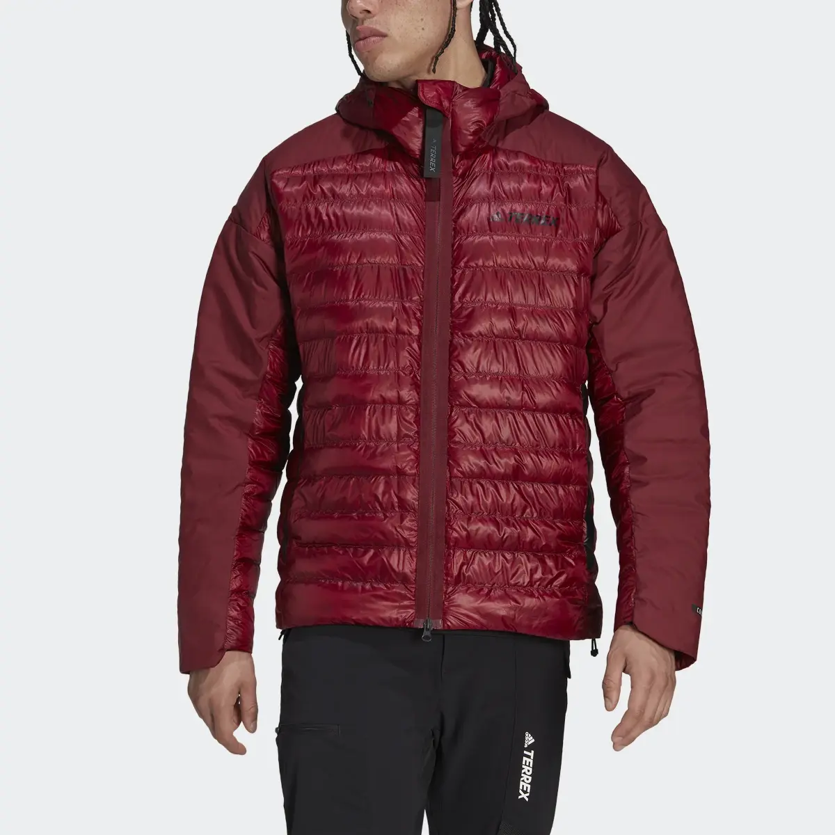 Adidas Terrex MYSHELTER Down Hooded Jacket. 1