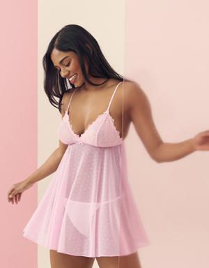 Lace and Mesh Babydoll