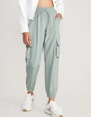Old Navy High-Waisted Dynamic Fleece Zip-Pocket Wide-Leg Sweatpants for  Girls