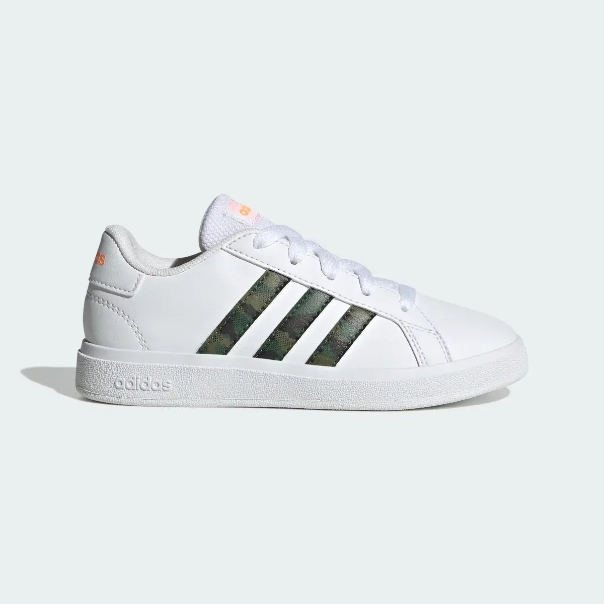 Adidas Grand Court Lifestyle Lace Tennis Shoes. 2