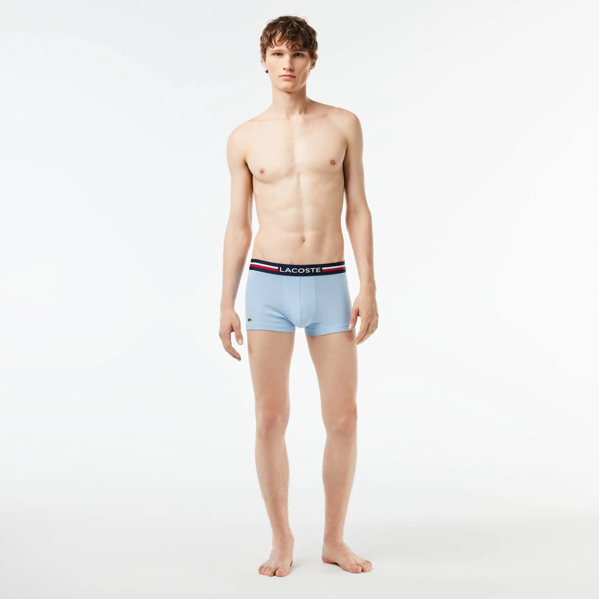 Lacoste Pack Of 3 Iconic Trunks With Three-Tone Waistband - 5H3386-00-MIJ