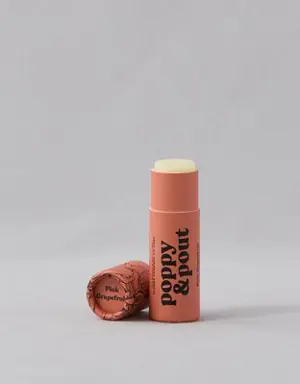 Poppy & Pout Pink Grapefruit Lip Balm