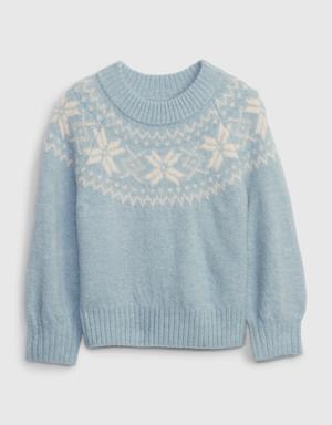 Toddler Softest Sweater blue
