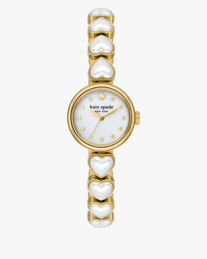 Kate Spade Monroe Heart Pearl Bracelet Watch. 1