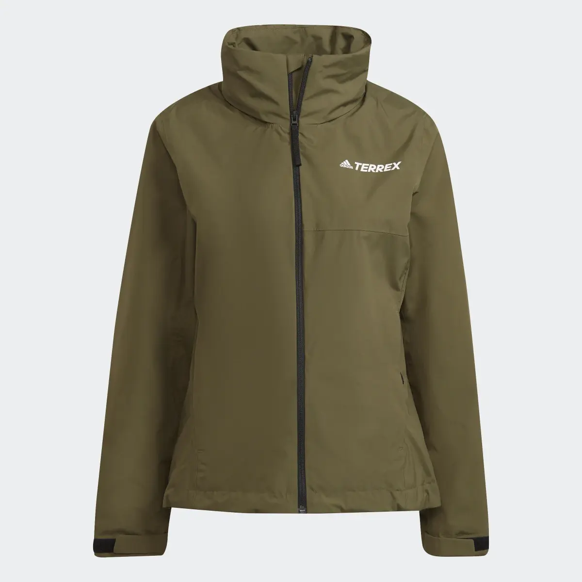 Adidas Terrex Multi RAIN.RDY Primegreen Two-Layer Rain Jacket. 1