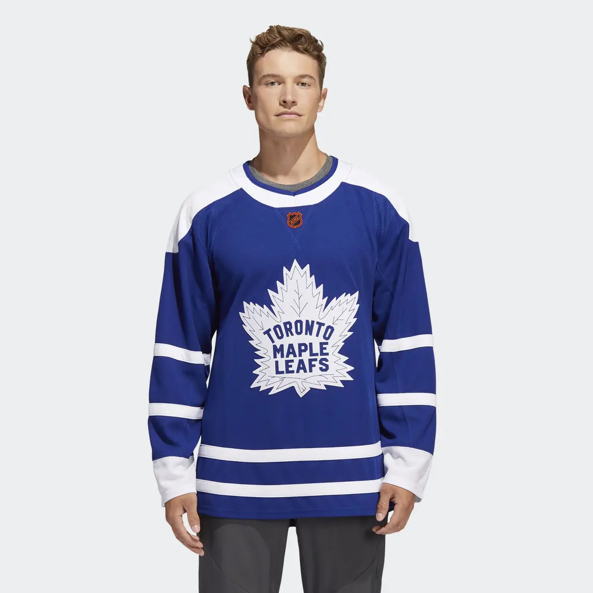 Adidas Maple Leafs Authentic Reverse Retro Wordmark Jersey. 2