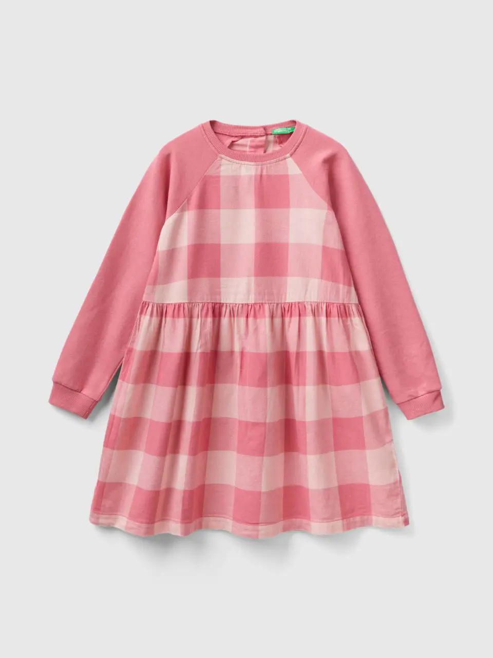 Benetton plaid dress in 100% cotton. 1