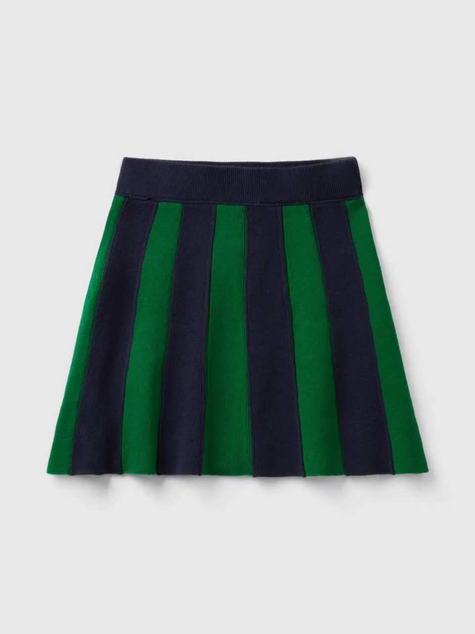 Benetton skirt with vertical stripes. 1