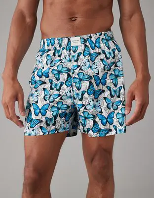 American Eagle O Butterflies Stretch Boxer Short. 1