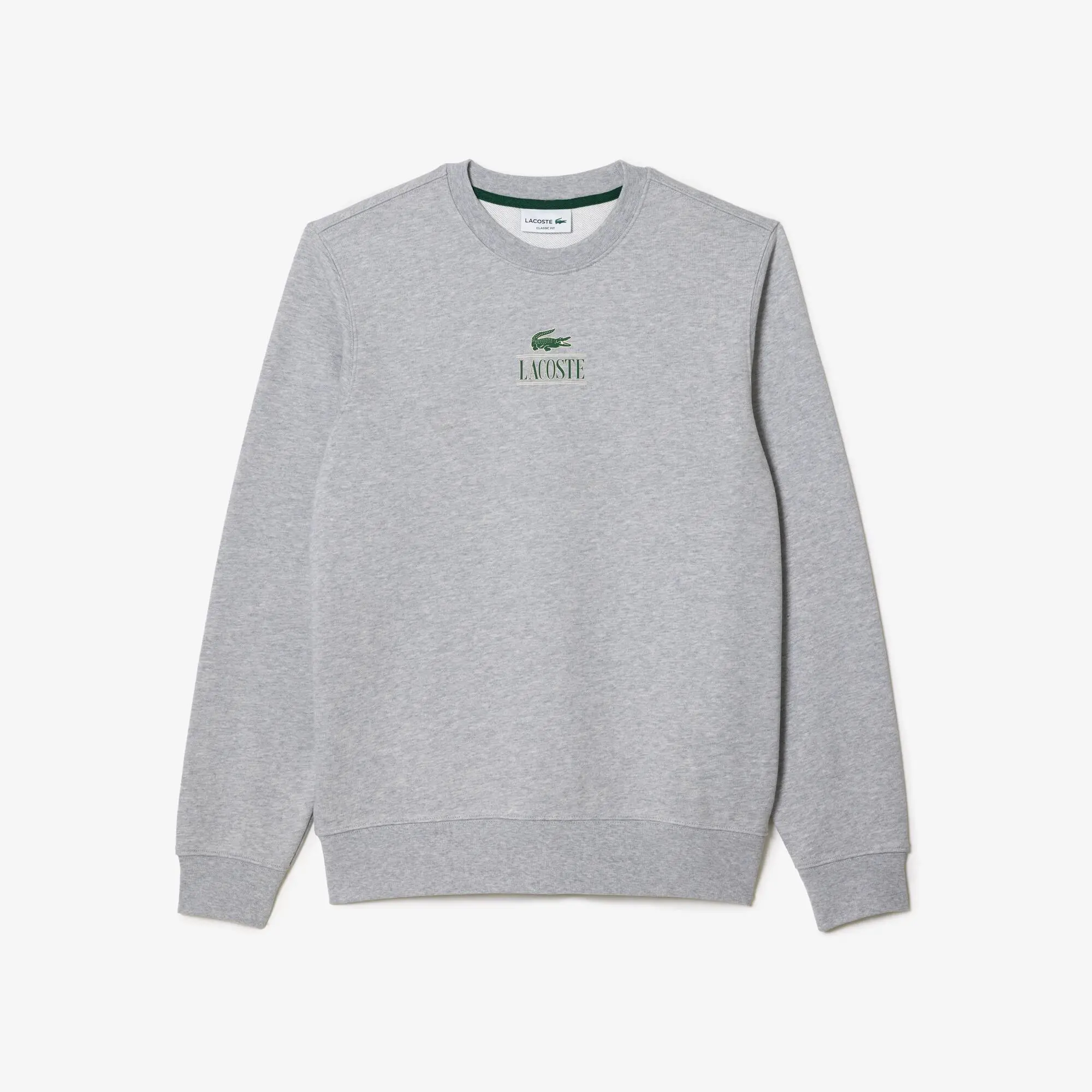 Lacoste Signature Print Jogger Sweatshirt. 2