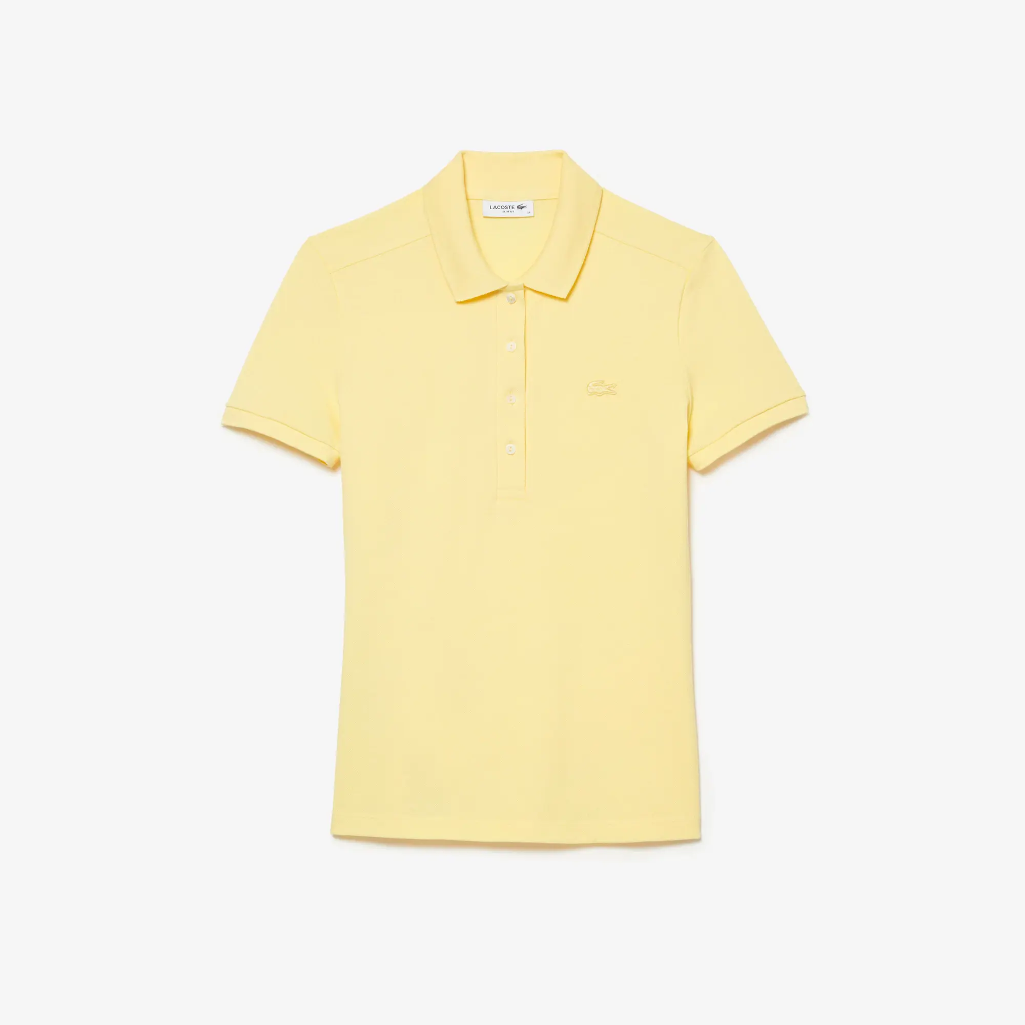Lacoste Polo Lacoste en piqué de algodón stretch para mujer. 2 Lacoste Polo Lacoste en piqué de algodón stretch para mujer. 2