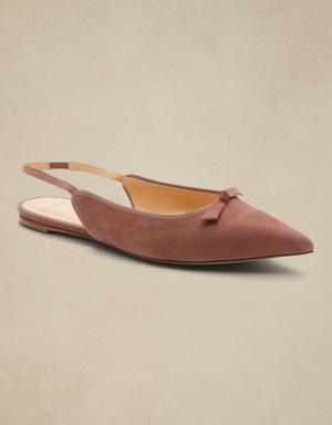 Alexandre Birman &#124 Clarita Pointy-Toe Ballet Flat brown