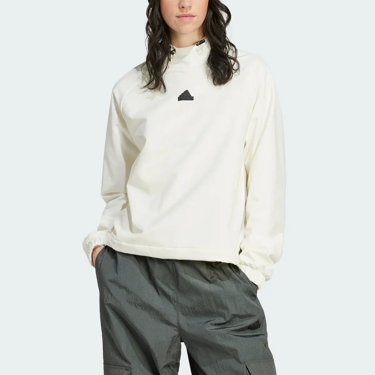 Adidas Sweat-shirt à capuche avec cordon élastique City Escape. 1