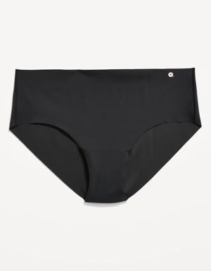 Old Navy Low-Rise Soft-Knit No-Show Hipster Underwear black