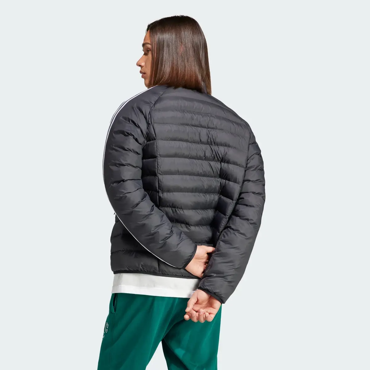 Adidas Padded Stand-Up Collar Puffer Jacket. 3