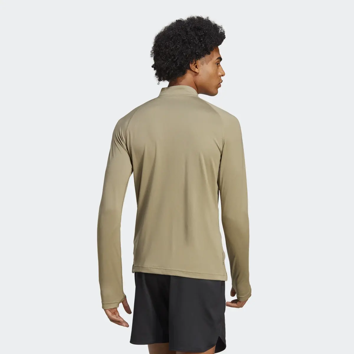 Adidas AlphaStrength 1/4 Zip Long Sleeve Top. 3