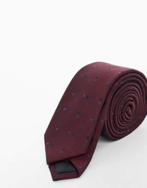 Geometrik desenli kravat