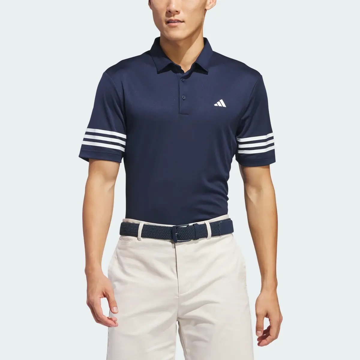 Adidas Playera Polo 3 Franjas. 1